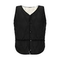 thumbnail image 4 of LIBRCLO Womens Fleece Vests Winter Stand Collar Sleeveless Jacket Zip Front Long Warm Coat with Drawstring Pockets, 4 of 8