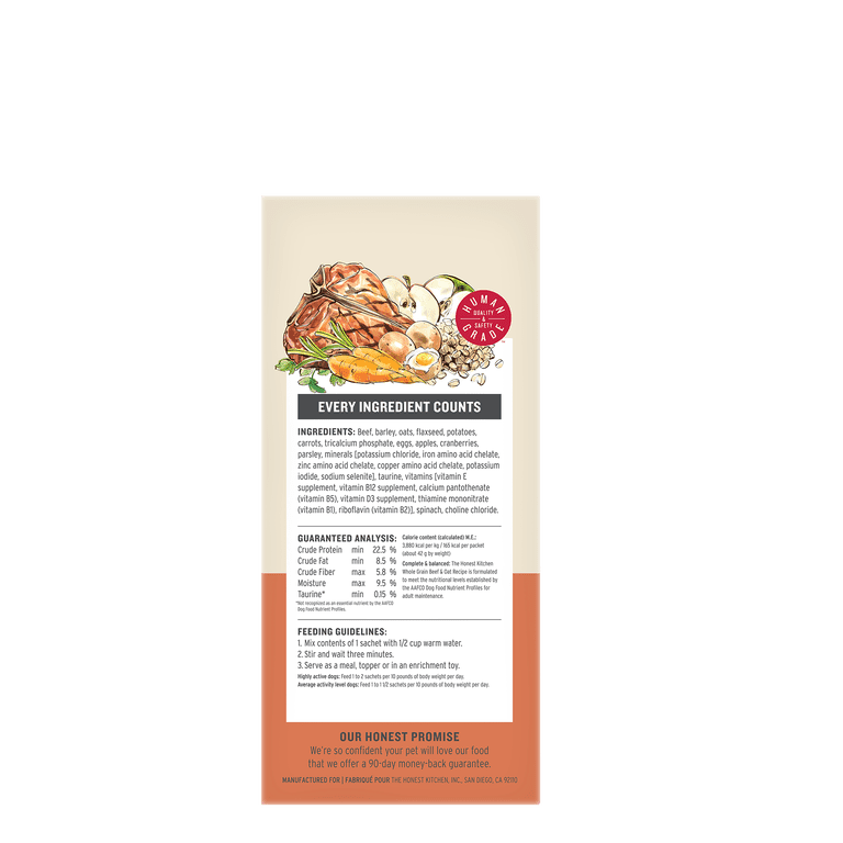 Dehydrated Dog Food, Beef, Human Grade, 10-Pack photo 7