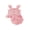 Pink, variant on Newborn Baby Girls Summer Clothes Cute Infant Baby Girl 2 Piece Outfits Adorable Solid Color Flying Short Sleeve Button Down Ruffle Tank Tops and Shorts Set
