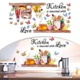thumbnail image 4 of Kitchen Bee Butterfly Cartoon Wall Sticker Classic Background Wall Home Decor, 4 of 10