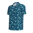 thumbnail image 3 of Daiia Daisies Flowers Pattern Men’s Polo Shirts,Solid Deck Shirt,Classic Fit, Breathable Cotton Polo for Casual and Sport Wear-XX-Large, 3 of 9