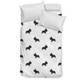thumbnail image 1 of juego de cama bulldog francés simple, 1 of 4