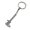 Silver, variant on Naierhg Mini Measuring Gauging Tool Pendant Key Ring Caliper Slide Ruler Keychain