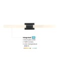 thumbnail image 4 of Edinburgh 36" LED Integrated Matte Black Vanity Light with Frosted Acrylic Shades, 91004394, 4 of 6