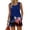 Dark Blue04, variant on Stralyhd Independence Day Two Piece Sets for Women Usa Flag Summer Sets Patriotic Shorts Outfits Festival Matching Lounge Set with Pockets Dark Blue L