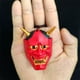thumbnail image 4 of Halloween Prajna Fantasma Casco Colgante Collar Hannya Japonés Oni Colgante Colgante Kearding AP006774-03, 4 of 6