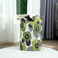 thumbnail image 6 of Yayeee Freestanding Laundry Hamper with Handle Collapsible Large Storage Basket for Clothes, Gray Floral, 6 of 7