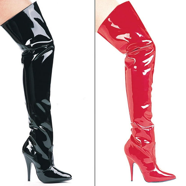 Heel thigh boots hot sale