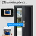 thumbnail image 4 of Video Doorbell Camera, 120 Degree View Door Peephole Viewer Camera Weather Resistant Night Vision  for Villa, 4 of 7