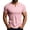 Pink, variant on Men's Casual Sports Fitness Training Running V-Neck T-Shirt Breathable Lightweight Fabric All-Season Active Basic Tees,Light Blue,L