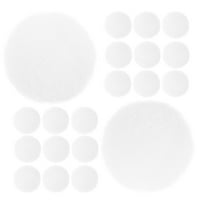 Masteelf 30pcs White Polyester Pom Poms For Crafts Soft Fluffy Yarn Balls For Diy Projects Fashion Accessories Holiday Decorations