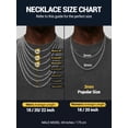 thumbnail image 2 of PROSTEEL Mens Necklace Rope Chain for Men Gift 6mm 22 Inch Stainless Steel Twist Chain Necklace for Boyfriend Husband Birthday Father Day, 2 of 7