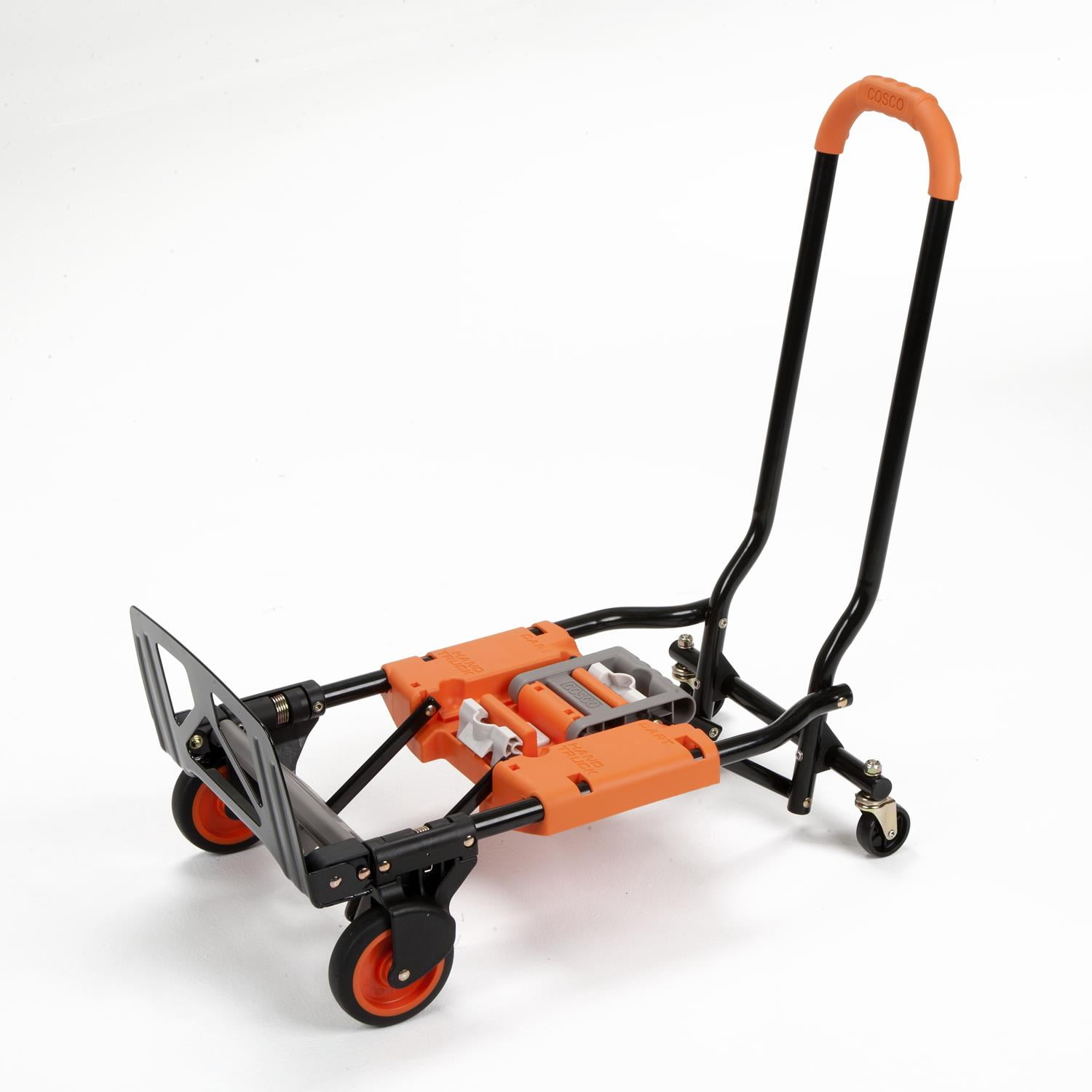 Cosco Shifter Multi-Position Folding Hand Truck and Cart, Orange
