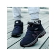 thumbnail image 6 of Gomelly Womens Mens Warm Casual Shoes Non-Slip Sneakers Plush Lined Walking Shoe Comfortable Winter Boot Outdoor Climbing Snow Boots Women's Dark Blue 4.5, 6 of 9