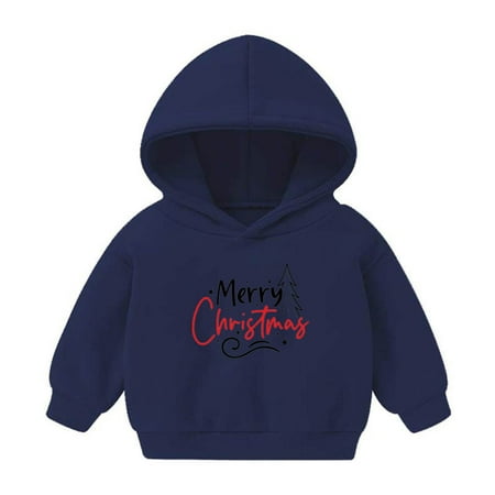 

KBKYBUYZ Toddler Long Sleeve Shirts Christmas Toddler Baby Boy s Girl s Hoodie Children s Casual Print Sweatshirt for The Baby Gift On Sale