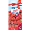 Great Value Fresh Seal Slider Zipper Bags, Half Gallon Storage, 40 Count