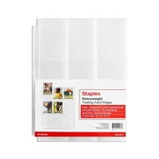 Staples TRADING CARD PAGES 50PK 2720828