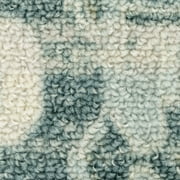 Mainstays Patchwork Loop Print Indoor Area Rug, Blue, 5 ft x 7 ft