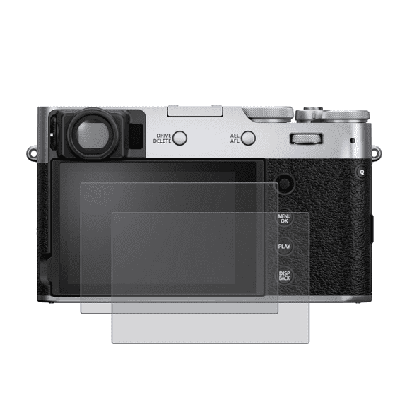 Foto&Tech 2x Tempered Glass Screen Guard for Fujifilm X100VI X100V