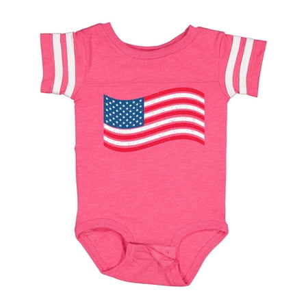 

Inktastic Grunge American Flag Gift Baby Boy or Baby Girl Bodysuit