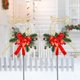 thumbnail image 4 of Estatua de reno navideño de metal | Adorno navideño para jardín | Decoración de invierno para patio | Estaca decorativa para el suelo con detalles festivos, 4 of 6