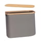 thumbnail image 4 of Cesta para guardar papel higiénico plegable multiusos, organizador de baño gris, 4 of 9