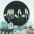 thumbnail image 3 of Designart 'French Bird Flea Market II' Farmhouse Metal Circle Wall Art, 3 of 3