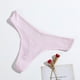 thumbnail image 1 of Tangas sexis de algodón puro para mujer, ropa interior femenina, pantalones en T de color liso a la moda, bragas con rosca para mujer, 12 unidades, 1 of 6