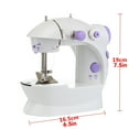 thumbnail image 2 of Portable Electric Mini Hand Held Adjustable 2-Speed Sewing Machine Household Desktop With LED, 2 of 10