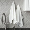 thumbnail image 5 of RITZ Royale Collection 100% Combed Terry Cotton, Oversized Kitchen Towel Set, 2-Pack, Solid, White, 5 of 7