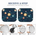 thumbnail image 5 of KLL Solar System And Planets Windshield Sun Shade 2-Piece Foldable Car Front Window Sunshade for Most Sedans SUV Truck- Medium, 5 of 5