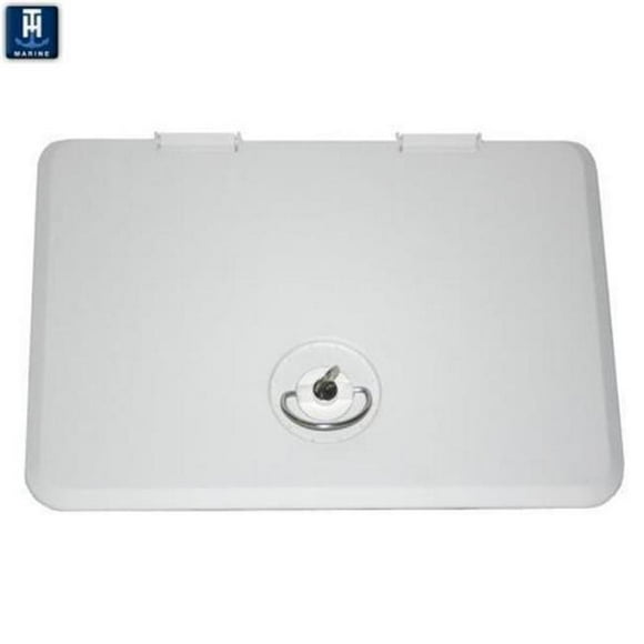 11 x 15 in. Locking Hatch, White