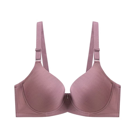 Lmnyox Women's Underwire Bra Seamless Push Up Balconette Bras Lightweight Breathable Everyday Bra with Adjustable Strap