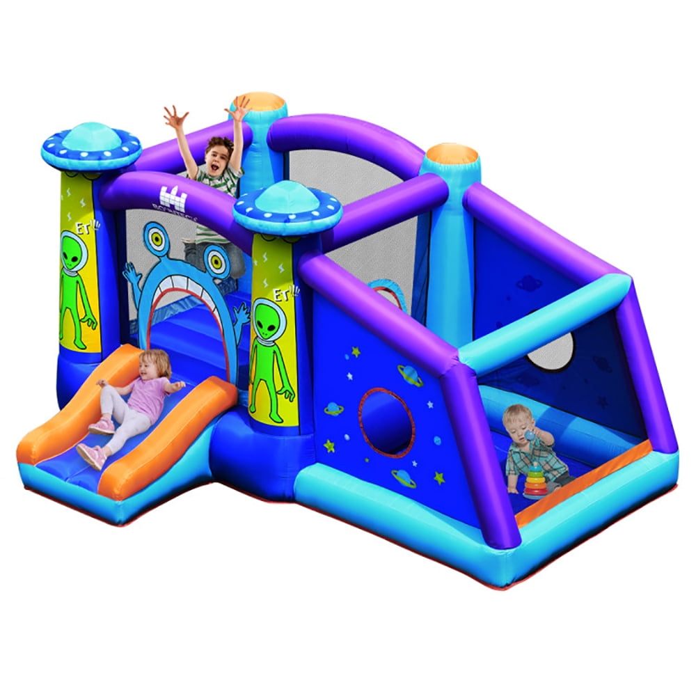 Aimee Lii Castle Jumping Bouncer with Water Slide and 550W Blower, Kids Bounce House Aimee Lii Castle Jumping Bouncer with Water Slide and 550W Blower, Kids Bounce House