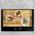 thumbnail image 4 of Stove Top Cover Noodle Board Stove Covers with Built-in Handles Stove Burner Covers Durable Extra Thick Handmade Cookware Decorative Tray for Kitchen, 4 of 9