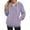 Purple, variant on Inleife Women's Plush Hooded Sweatshirts Drawstring Pocket Casual Solid Color Warm Hoodies