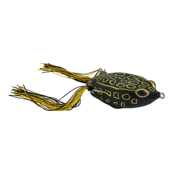 Berkley Swamp Lord Hollow Body Frog, 2/3 oz, Voodoo Black