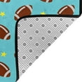 thumbnail image 4 of Area Rugs For Living Room Decor - American football rugby star blue Soft Anti Slip Throw Washable Rugs 5x7 For Bedroom, Indoor Carpet For Bedroom Living Room 80x58In, 4 of 7