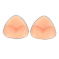 thumbnail image 2 of Bra Pads Inserts, Push Up Sticky Bra, Sticky Bra Inserts, 1 Pair Silicone Bra Inserts Extra Thick Waterproof Reusable Self Adhesive Triangular Shape Push Up Pads Flesh Color, 2 of 7