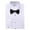 White, variant on Tuxedo Shirt Bowtie Laydown Style