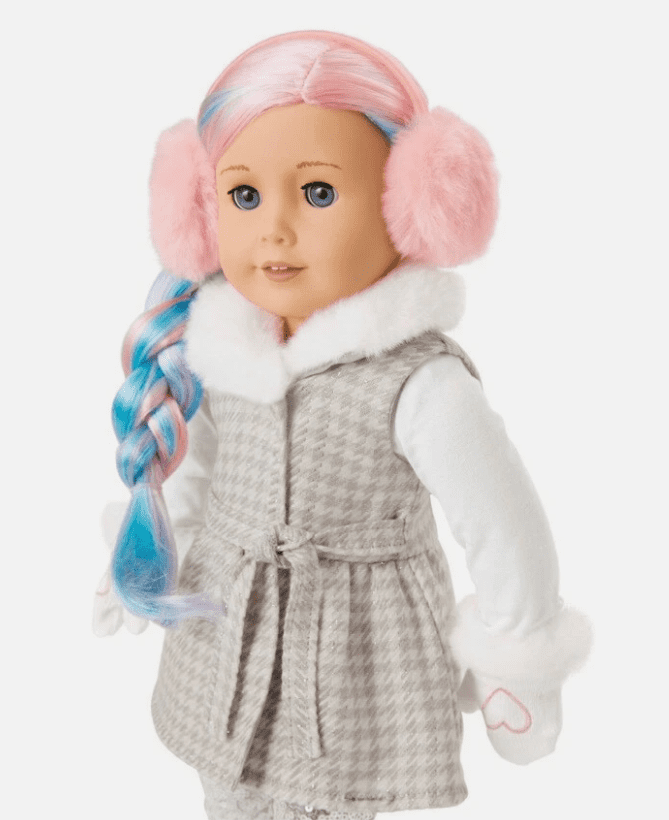 American Girl AG Fashion Show Frosty Frills Vest for 18 inch Dolls