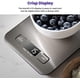 thumbnail image 2 of Báscula de cocina para alimentos, gramos y onzas digitales para pérdida de peso, horneado, cocina, Keto y preparación de comidas, pequeña, acero inoxidable 304, 2 of 6