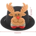 thumbnail image 3 of Ganfancp Christmas Dog Hat Pet Santa Hat Santa Claus Design Hat Pet Costumes Comfortable Dog Christmas Outfit Christmas Cosplay Dress Accessories Soft Winter Holiday Ofertas Del Día 1X Gorro de Navid, 3 of 4