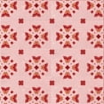 thumbnail image 1 of Ahgly Company Machine Washable Indoor Square Transitional Light Red Pink Area Rugs, 4' Square, 1 of 7