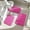 Pink, variant on 100Fens Memory Foam Bath Mat 3 Set Bathroom Rugs For 3 Pcs Toilet Mats Universal Soft Comfortable Water Absorption Non-Slip Thick Machine Washable Easier To Dry Dark