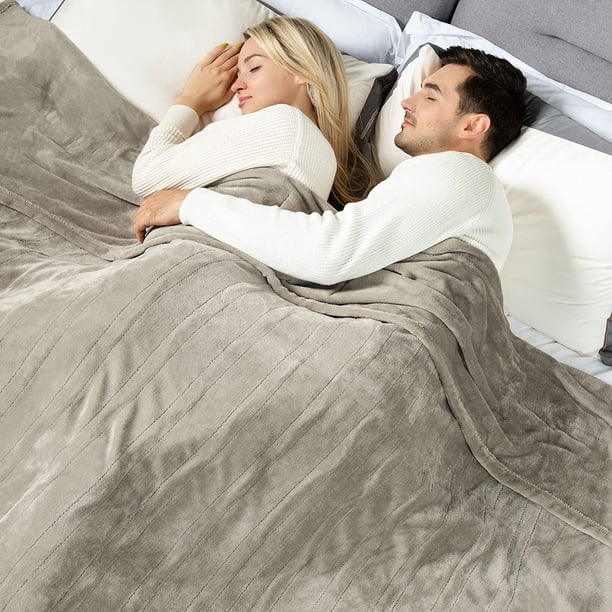 BESTCHIC Electric Heated Blanket King Size 100 X 90, Fast