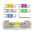 thumbnail image 6 of BAOSITY 4xMini 120A Anl Fuse Holder with Fuse Wire Inline Fuse 12-32V Fuse Block 4 Pcs, 6 of 8