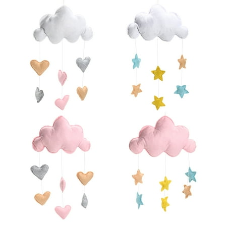 Cloud Love Heart Baby  Nursery Mobile Wall  Hanging Decor  