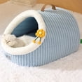 thumbnail image 2 of Winter Cozy Pet House Cats Soft Nest Kennel Sleeping Cave Cat Dog Kitty Warm Thickening Tents Bed For Small Medium Dogs Cats ShopWise Round, 2 of 8