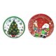 thumbnail image 2 of Juego de vajilla desechable navideño YONGSHENG con tema de Papá Noel y muñeco de nieve, 2 of 5